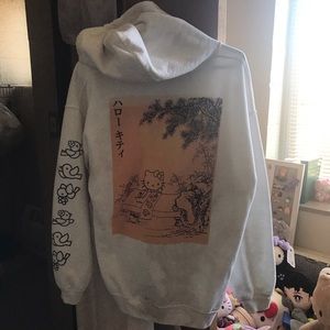 hello kitty japanese hoodie